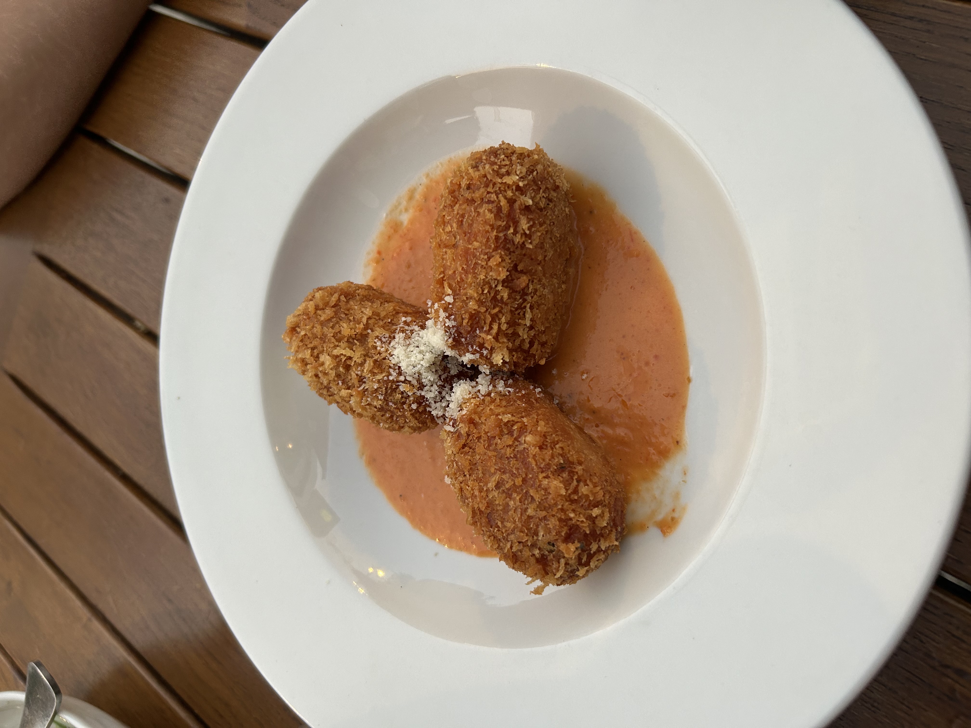 Arancini at La Piedra on Agron Street