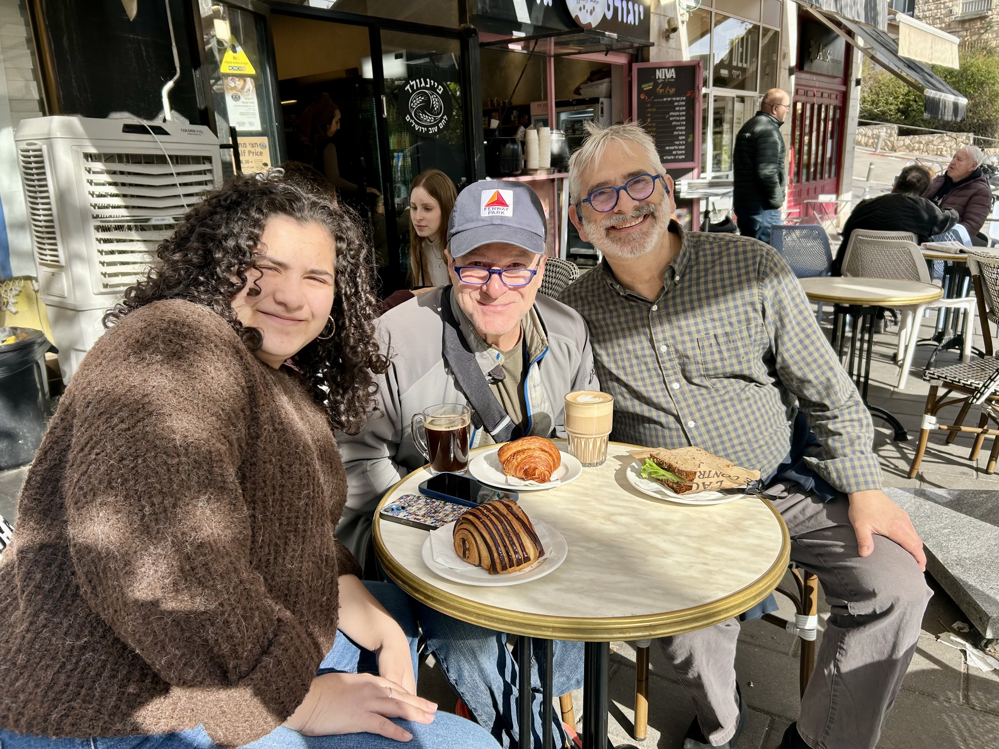 Breakfast at Feingold with Amalia, Steve & Steve