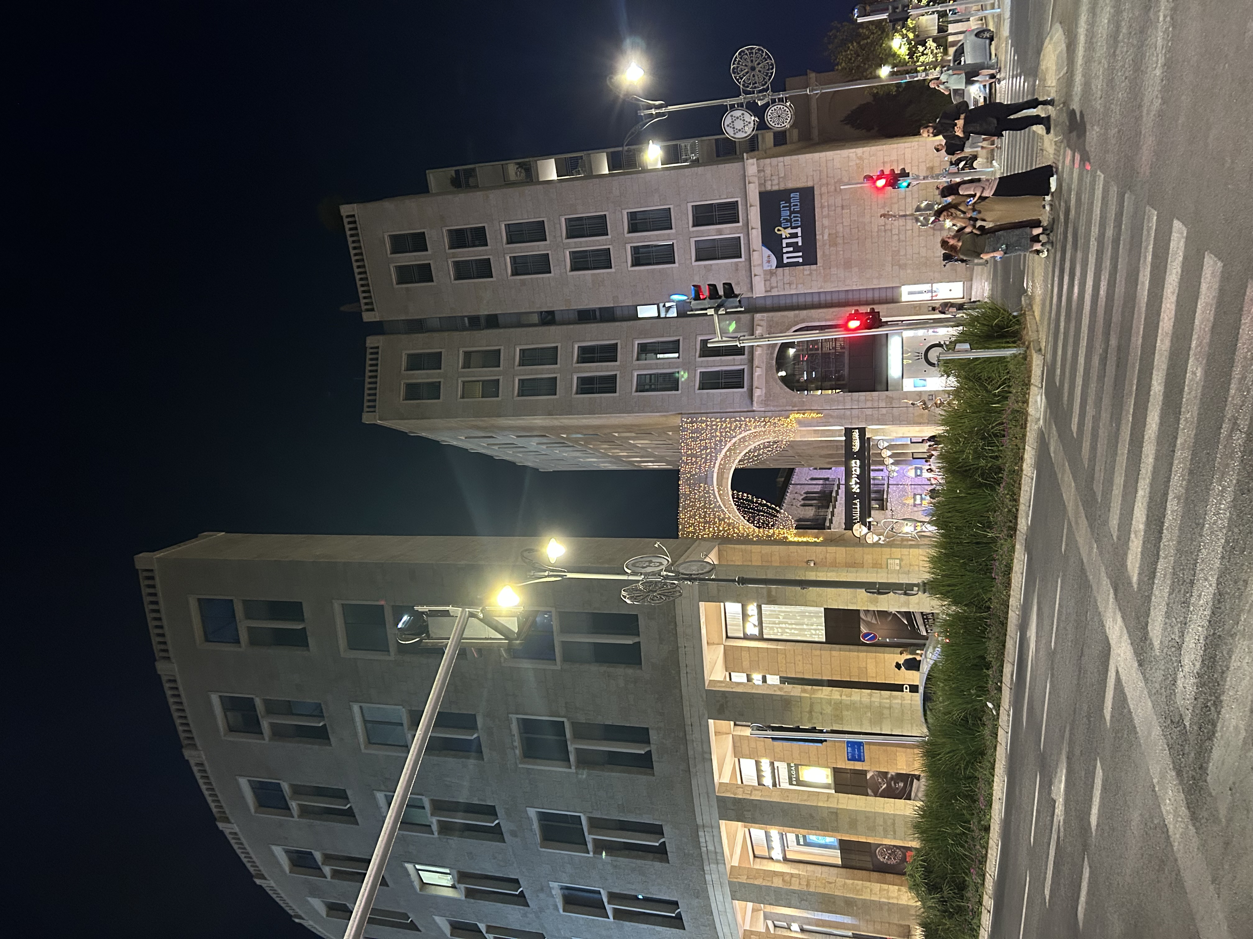 Outside the Mamilla mall