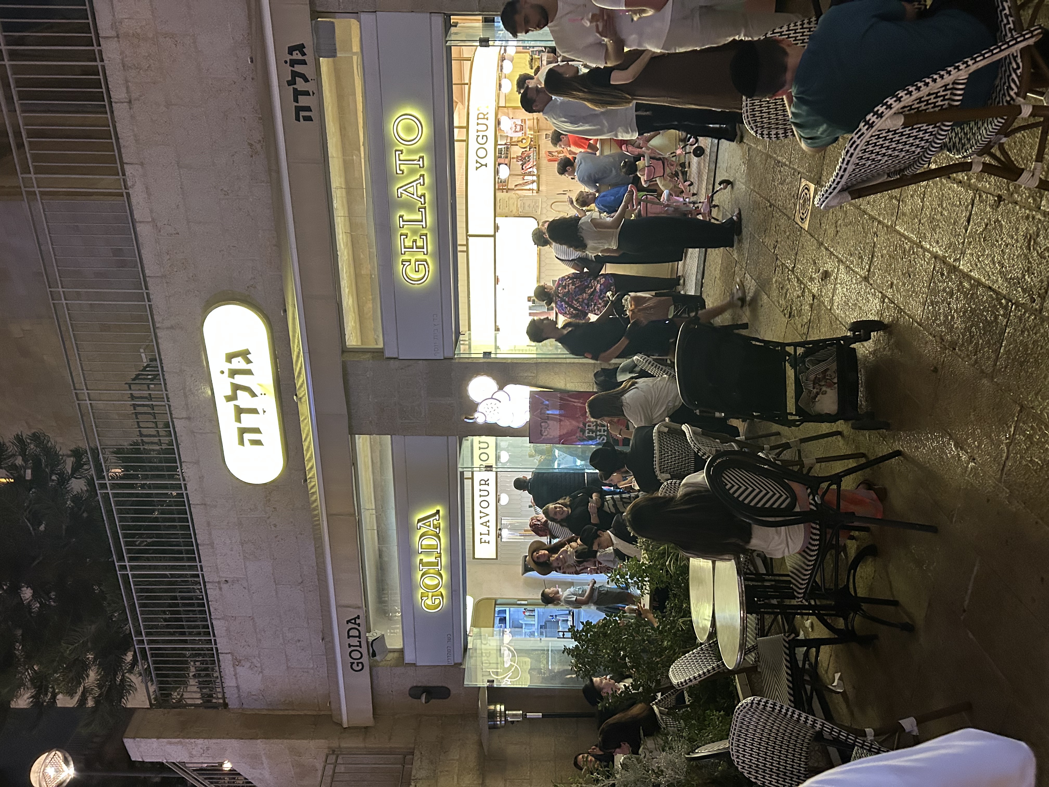 Intense demand for the gelato at Golda!