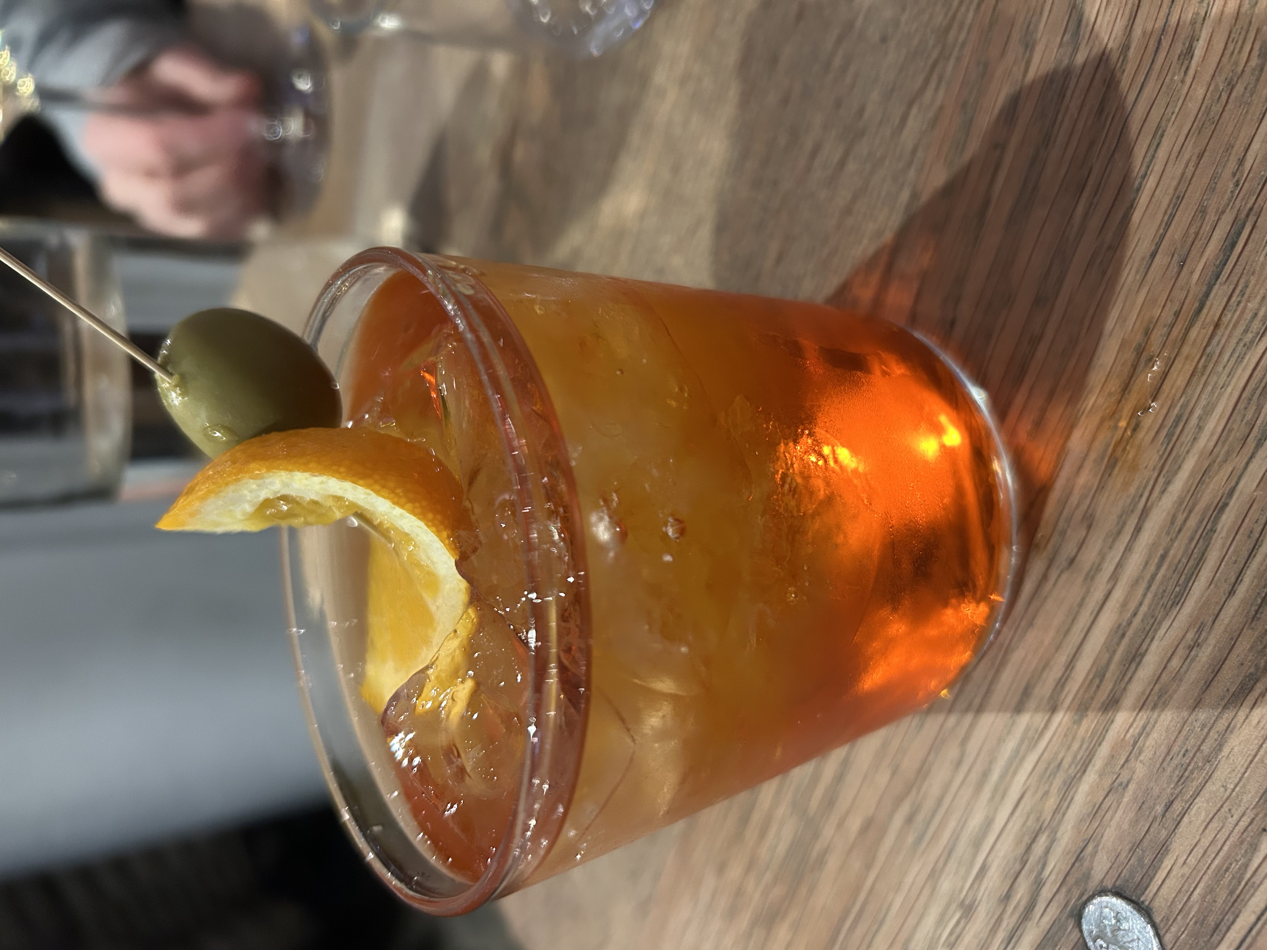 Pizza and cocktails at Flora… a decent tiramisu, too!