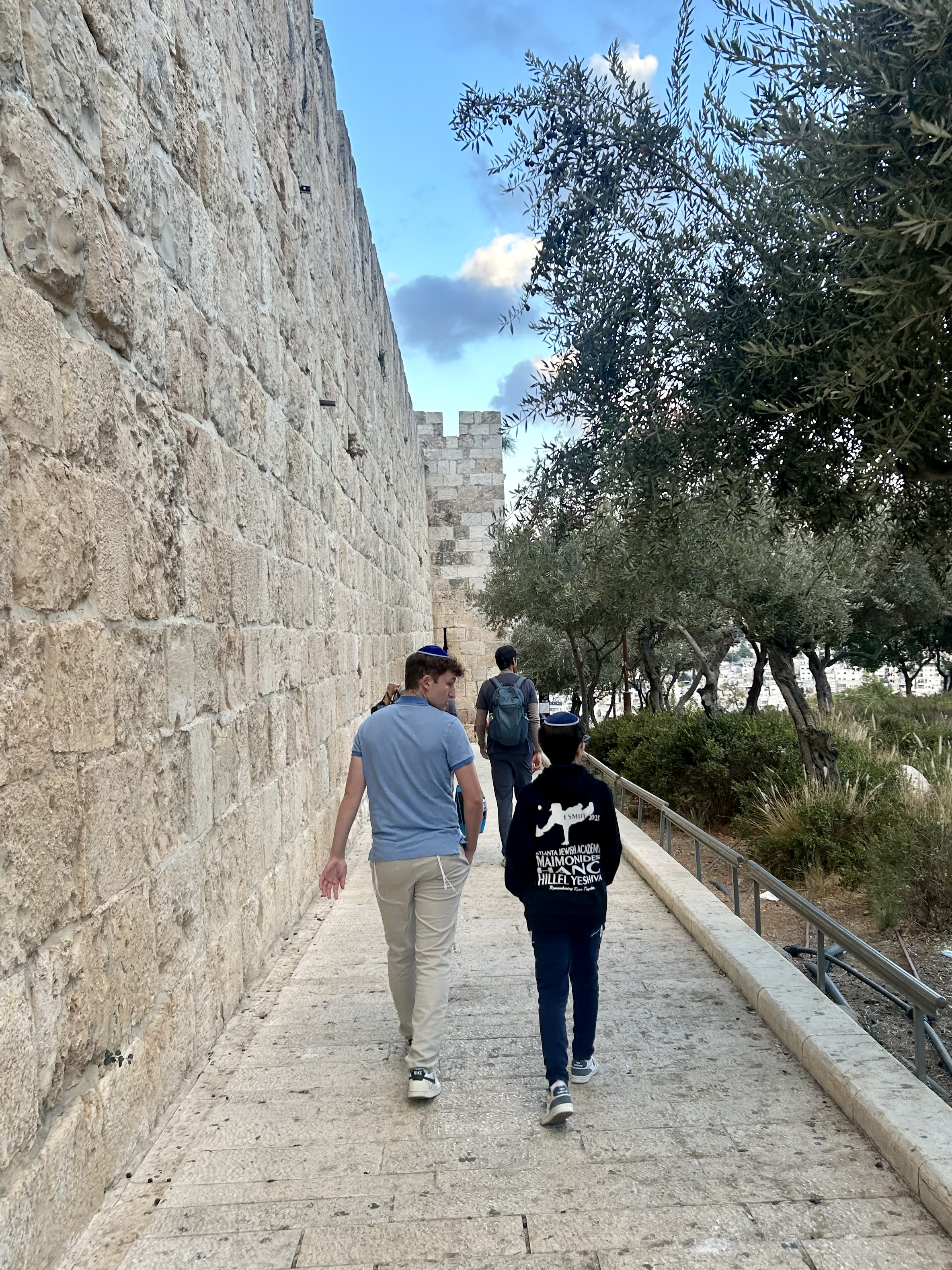 Avi and Eli — aliyah la-regel on Chol Hamoed Sukkot