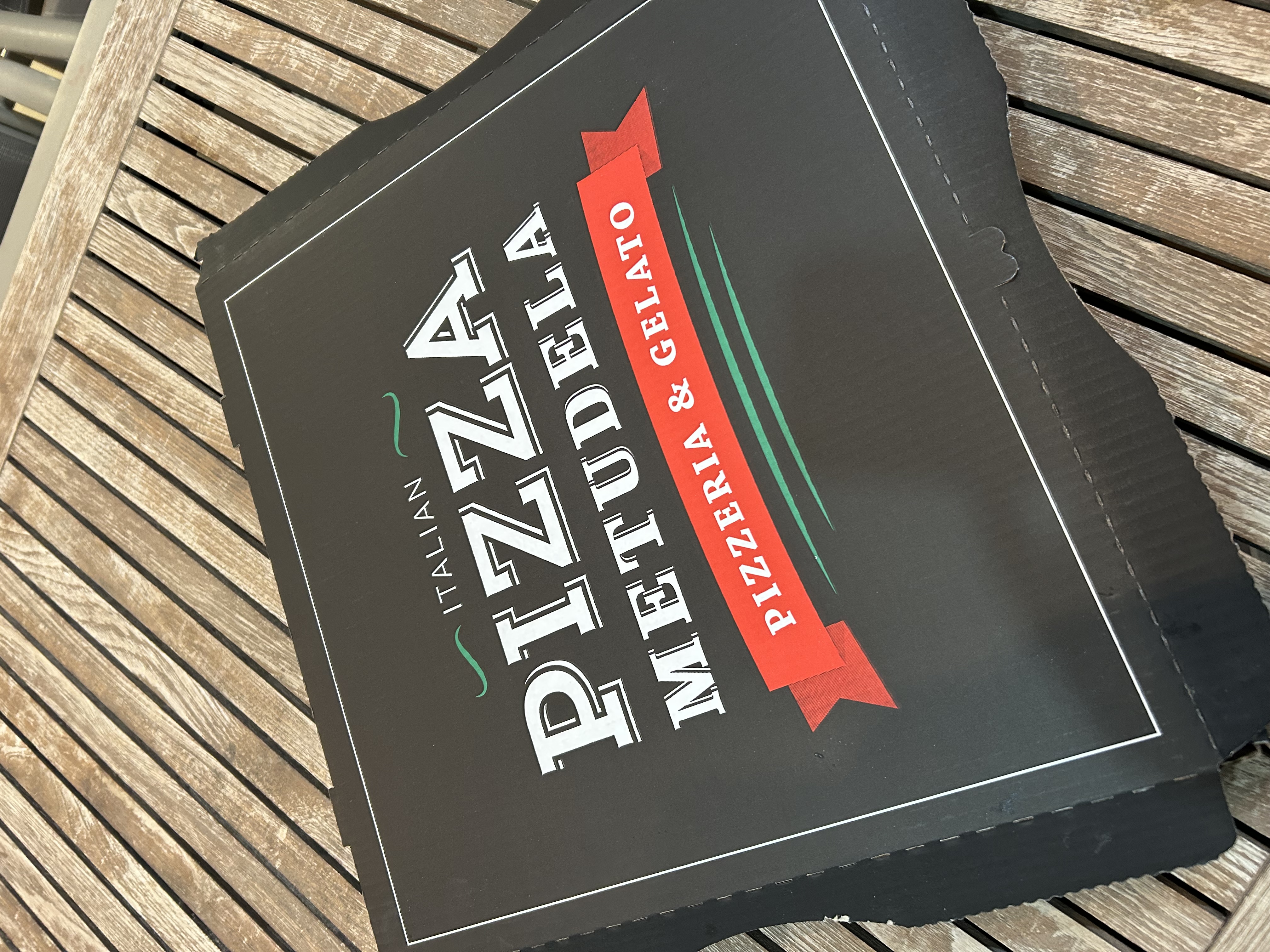 Pizza Metudela is our current top contender for NY-style pizza nearby.