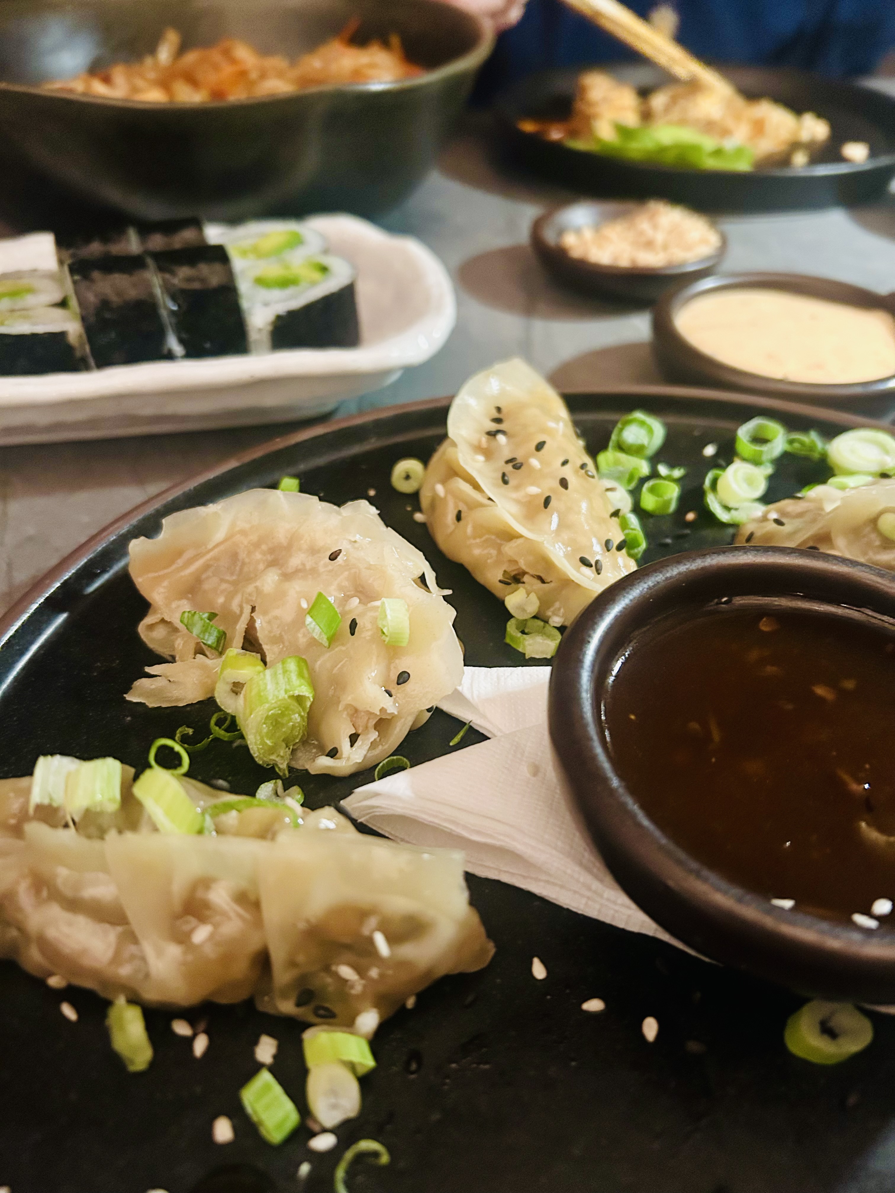 Gyoza at Sushi Rehavia