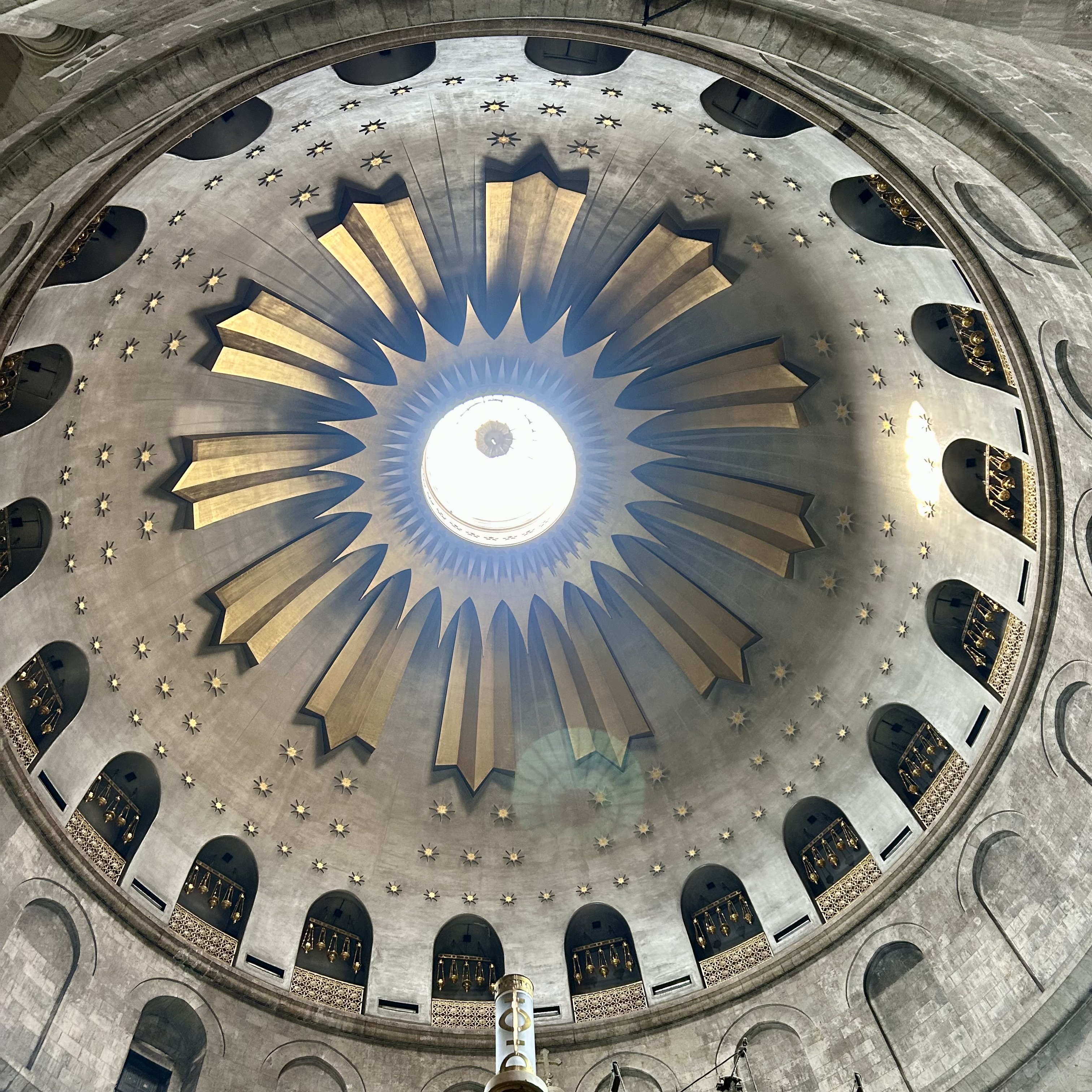 Inside the Church of the Holy Sepulcher