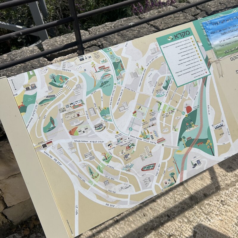 Map of parks in the neighborhood