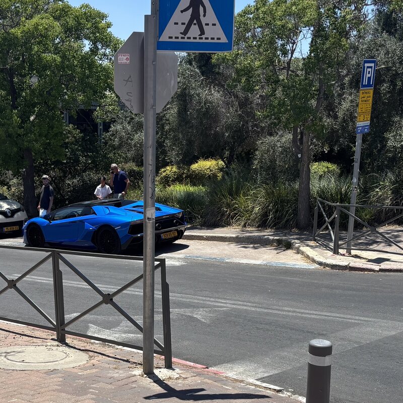 Lamborghini sighting in the German Colony!